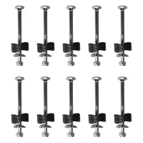 Vis De Trampoline, 10pcs Fixation pour en Acier Galvanisé, Piquets Trampolines & Entretoises - (1/5)