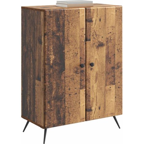 Maison La Vie - Buffet Salon Moderne - Meuble de rangement - Bois ancien 66 x 34,5 x 90 cm Bois d'ingénierie bu3030 (1/5)
