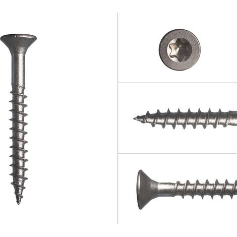 Spanplattenschrauben Edelstahl A2 4 x 40 mm Torx 20 - 200 Stück (1/2)