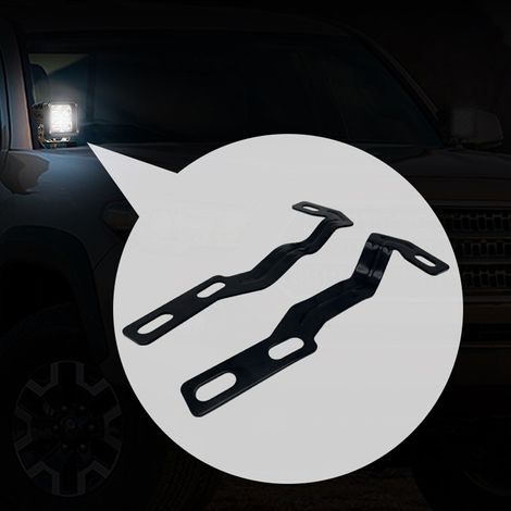 Support de fixation pour phare LED à installer dans l'espace prévu pour la charnière du capot, phare de remplacement en alliage d'aluminium pour Tacoma 2016-2020 (1/5)