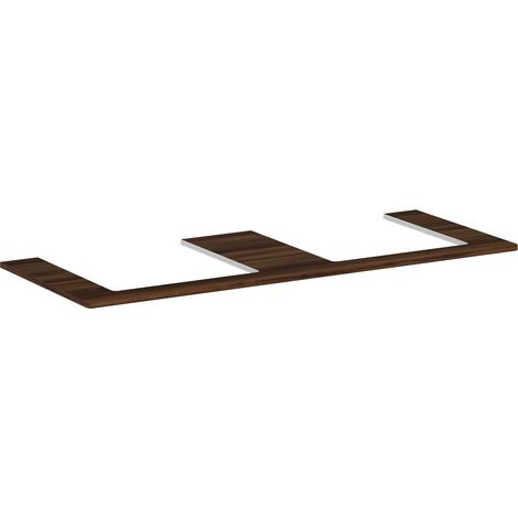 hansgrohe Xelu Q consola con 2 recortes, 1360x550, para lavabo