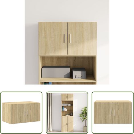 Holzschrank - Wandschrank Sonoma-Eiche 70x42,5x40 cm Holzwerkstoff (1/5)