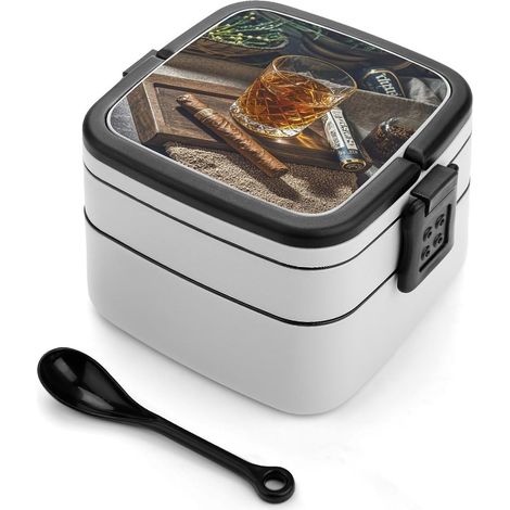 Boîte à bento empilable pour cigarettes et whisky, étanche (1/5)