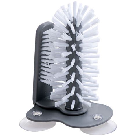 Brosse de Lavage de Verre, Grande Ventouse, Brosse à Poils Double Face, pour Verres à Vin,1 pac (1/5)