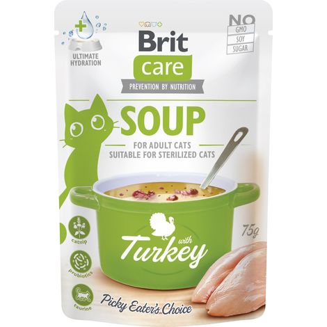 Sachet de nourriture humide Brit Care Adult à la dinde stérilisée, 75 g