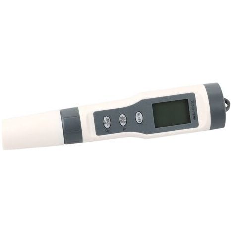 Testeur de qualité de l'eau - Compteur de pH - Appareil de mesure du pH - Pour jacuzzi - 3 en 1 - Portable - Digital TDS PH - Température d'aquarium - Piscine d'eau