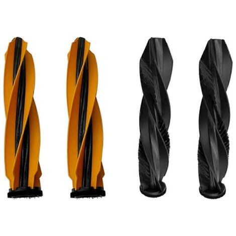 Lot de 4 brosses principales de rechange pour aspirateurs Dreame L40S Pro Ultra / X50 Ultra / L50 Pro Ultra