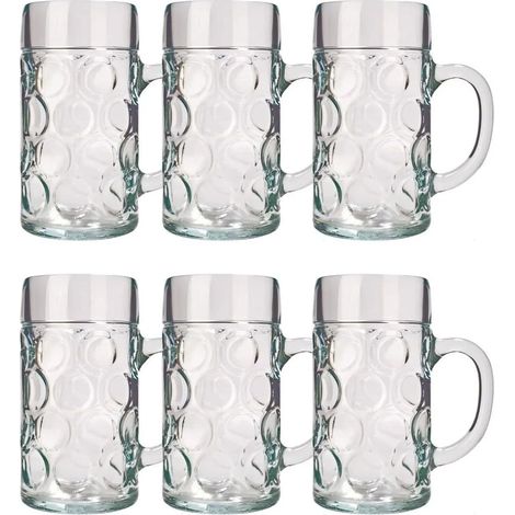 Verre a biere, Chope de bière lot de 6, ISAR - 0,5 litre (1/5)