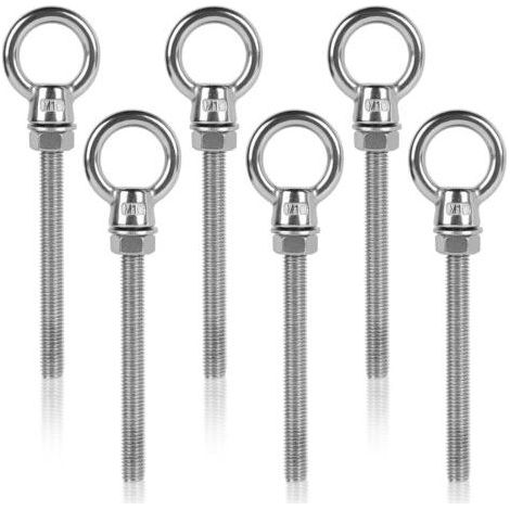 Eye bolts M10 x 100 mm, stainless steel 304, Ø 10 mm, with ring. (1/5)