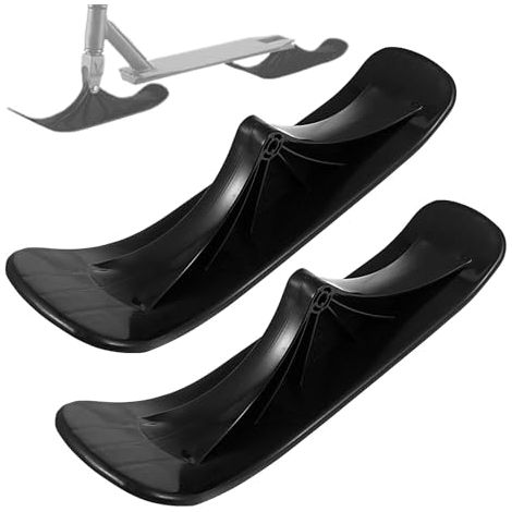 Kit de conversion universel pour sports de neige transformable en scooter des neiges, utilisation polyvalente en extérieur sur pistes et collines, design noir (1/5)
