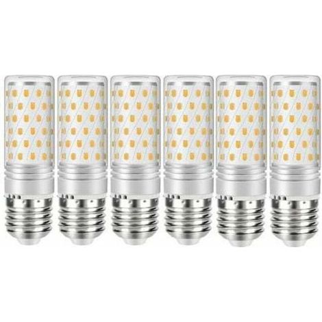 Lot de 6 Ampoules Led E27 12W (équivalent Ampoules Halogène 100W )1200LM Blanc Chaud 3000K Angle du Faisceau 360 220-240V (1/4)
