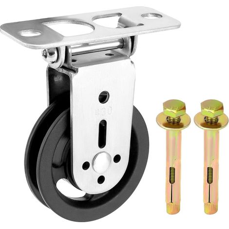 Seilzug mit 180°-Drehung und Befestigungsmaterial für Fitnessgeräte (Maximale Tragfähigkeit: 500 kg) (1/4)