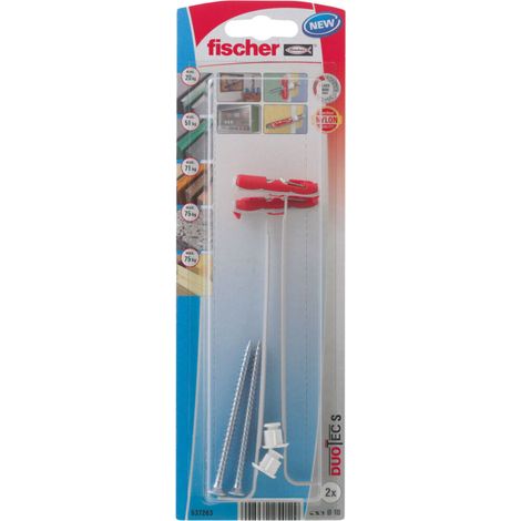 BLISTER 2 unid. DUO TEC 10 SK + TORNILLOS 537263 FISCHER
