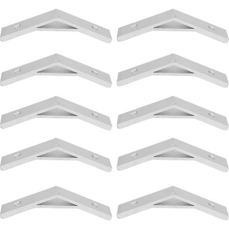 10 équerres aluminium 135° pour angles, supports de connexion renforcés pour profilés 2020 (1/5)