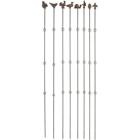 Supports à plantes verticaux (Lot de 8) Hauteur 175 cm (1/2)