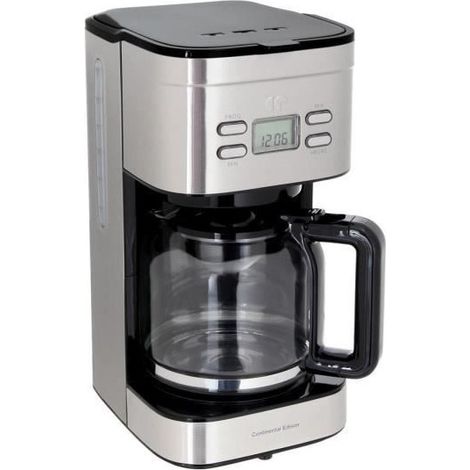 CONTINENTAL EDISON Macchina da caffè a filtro programmabile - CECF12TIX - 1,25 L - Inox