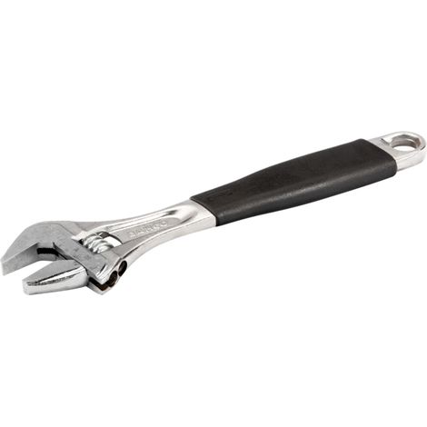 Bahco ERGO 27-mm-Rollgabelschlüssel mit Zentralmutter und Gummigriff, verchromt
