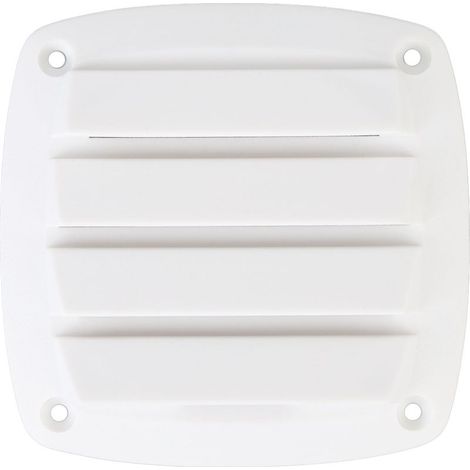 Grille de ventilation en plastique pour camping-car, 4 pouces, résistant aux intempéries, flux d'air optimal, Grille de sortie de Ventilation pour Yacht, blanc (1/5)