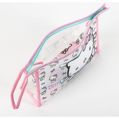 Hello Kitty Kulturbeutel Mit Rei Verschluss Und Wasserdichtem Futter
