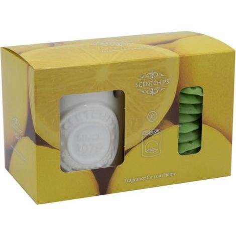 Set - Bruciatore di cera alla citronella e cera profumata