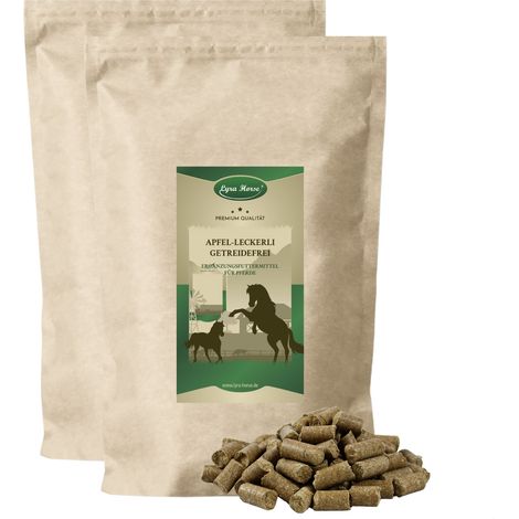 10 kg de friandises Lyra Horse® à la pomme (1/5)
