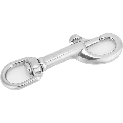 Accessoire de plongée sous-marine : hameçon à tête simple pivotant en acier inoxydable 316 (75 mm, blanc) (1/5)