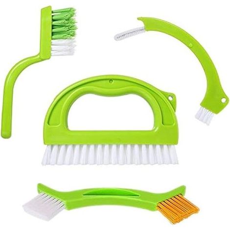 Brosse Pour Salle De Bains, Cuisine Et Le Ménage, Joint Brosse Pour Nettoyage Sol Fenêtre Moisissure,Brosse pour Joints de Carrelage(4 Pinceaux Inclus)