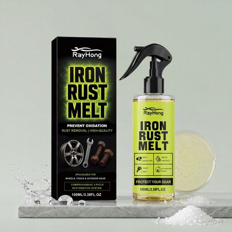 Rostentferner für Metallteile, Autoreifen, Oberflächenreinigung, Rostentfernung, Staubentfernung und regelmäßige Pflege – 100 ml -- DTEKGAZ (1/5)