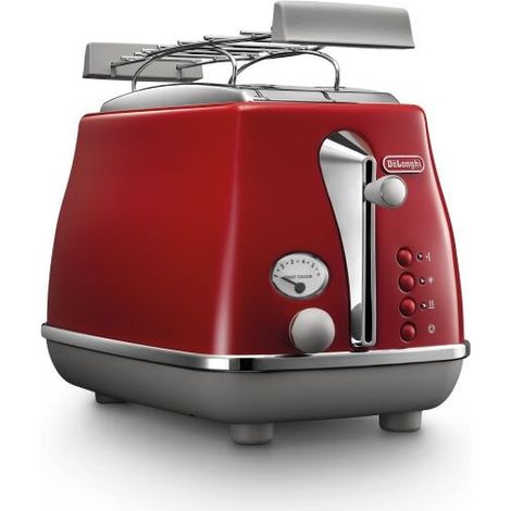 Delonghi Icona Capitals tostapane rosso 2 fessure 900 W (1/4)