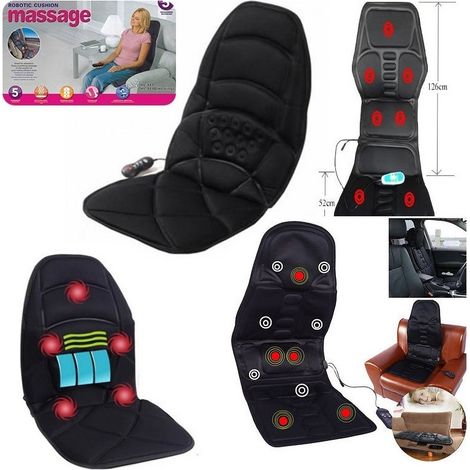 Trade Shop - MASSAGEKISSEN FÜR AUTOSITZ HEIMSESSEL SOFA MASSAGE MIT FERNBEDIENUNG -