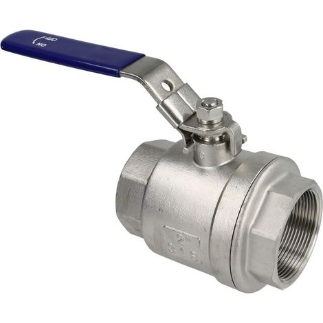 Robinet à bille 2 FF/FF inox