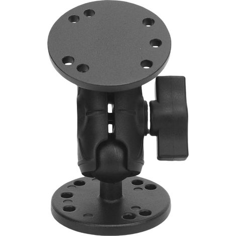 Ortviai Support pour sondeur marine en alliage d’aluminium haute résistance – tête sphérique 25,4 mm, base AMPS, noir (1/5)