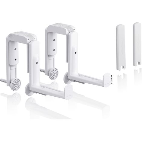 LECHUZA® Zubehör BALCONERA  WALL Balkonkastenhalter Weiß stufenlos verstellbar