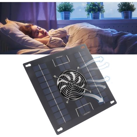 Ventilateurs de refroidissement pour poulaillers, panneaux solaires monocristallins, ventilateurs d'aération, extracteurs d'air solaires, serres (1/5)