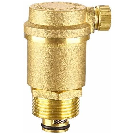 Set of 2 brass DN15 automatic drain valves with pressure relief valve for solar water heater (1/5)