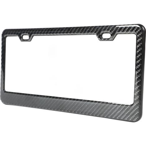 Supports de plaque d'immatriculation de rechange en fibre de carbone pour Mercedes-Benz Classe C W205 W206 W203 W204 (1/5)
