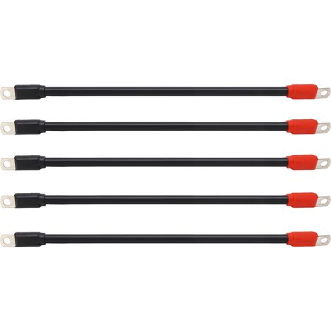Cavi per batteria per golf cart, guaina in PVC di ricambio da 4 gauge per DS 36V 48V Club Car, 5 pezzi. (1/5)