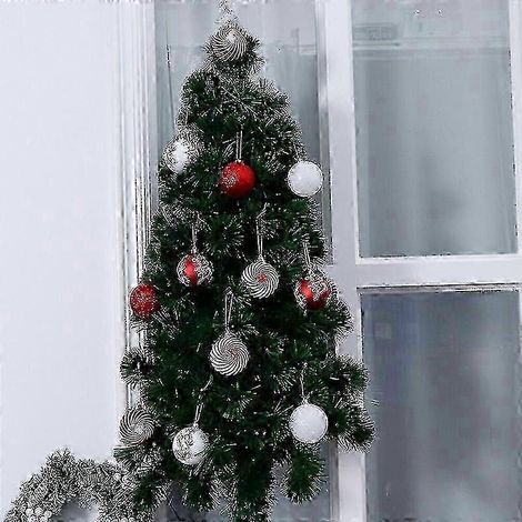 Lot de 12 boules de Noël classiques de 7 cm pour décorations de fenêtres traditionnelles britanniques (1/5)