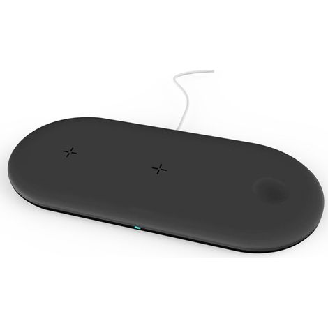 Nouvelle recharge sans fil rapide. Compatible avec les téléphones Apple, les montres connectées et les chargeurs sans fil de bureau. Chargeur 3-en-1 pour Apple Watch. (1/5)