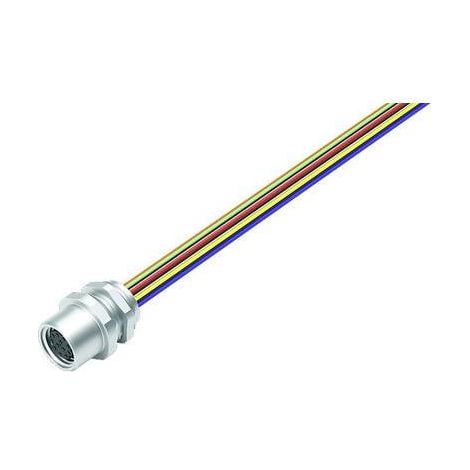 BINDER 76 6218 1118 00012-0200 CONNECTEUR CONFECTIONNÉ POUR CAPTEURS/ACTIONNEURS M8 EMBASE FEMELLE, VERTICALE 1 PC(S)