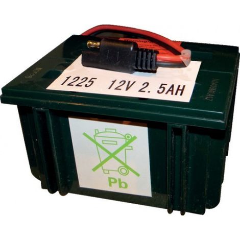 Batterie plomb étanche 12V 2.5Ah pour tondeuse (1225)