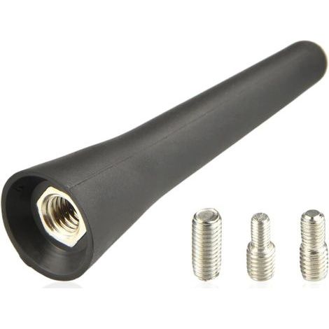 Antenne Radio Voiture FM AM Dab 50 ohms 6,5cm Mini Antenne Voiture avec 3 Vis M4/M5/M6, pour la Réception Radio FM AM Dab (1/5)