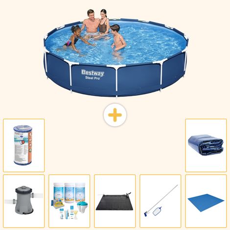 Bestway Bestway Steel Pro Ronde - 366x76 cm - 8-pièces  S21600 (1/5)