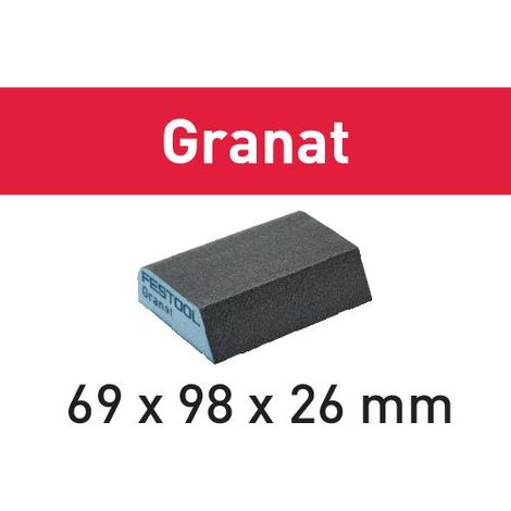 201084 Festool Blocco abrasivo Granat 69x98x26 120 CO GR/6