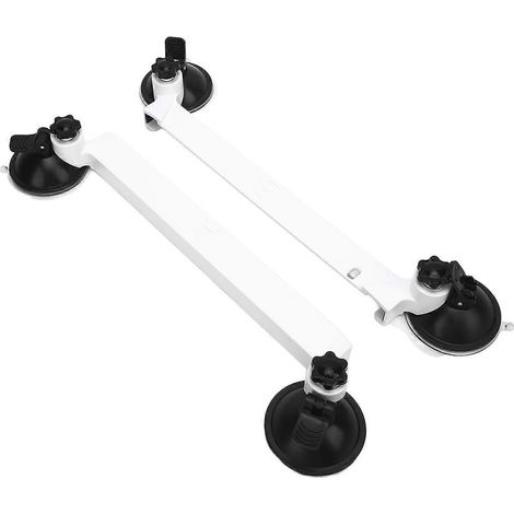Boîtier d'installation satellite compact et résistant aux intempéries avec ventouse pour voiture, camping-car et bateau, blanc