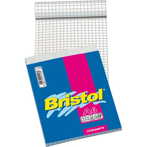 Blocco Note Formato A6 60 Fogli Blasetti Bristol