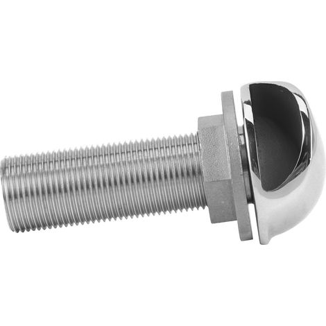 Raccord droit Ø1 pouce pour tuyau marin, embout barbelé pour vidange et drainage, connecteur traversant coque bateau/yacht/camping-car/voiture (1/5)