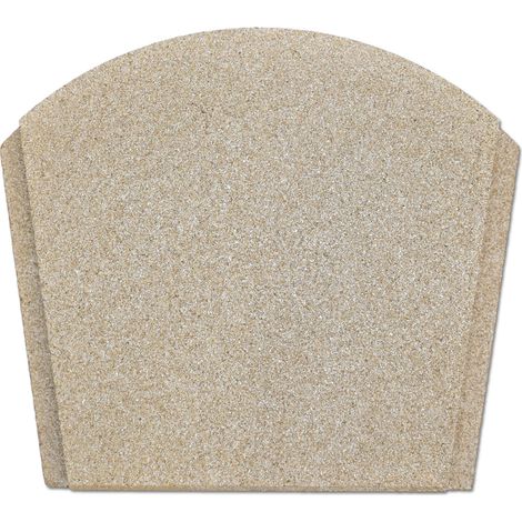 Déflecteur en bas pour poêles à cheminée Korfu de Fireplace - vermiculite - dimensions d'encastrement parfaitement adaptées
