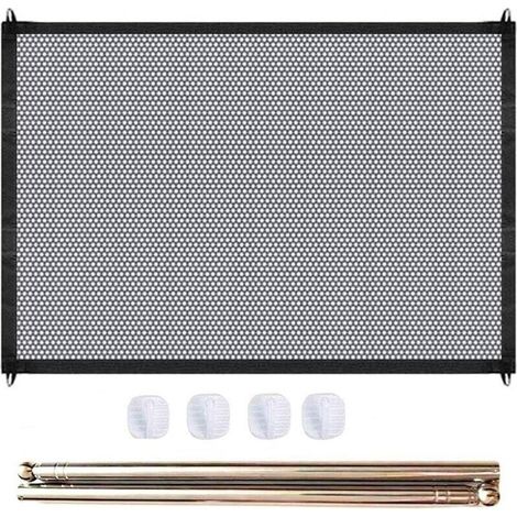 Barrière de Sécurité Magic Porte,Sécurité de Chien Pliable de Garde de Sécurité pour Animaux de Compagnie, pour Balcon à L'étage de la Cuisine (110 72 cm) (1/4)
