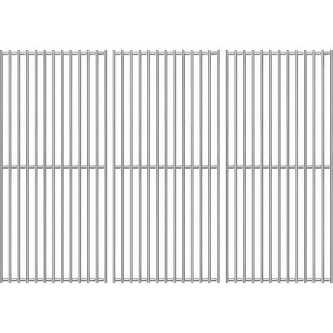 41,5 x 70,5 cm – Grillrost aus Edelstahl für Burnhard Big Fred, Taino Platinum 4+2, Taino Black 4+2, Tepro 3662 Gasgrill, Enders Chicago 4, Next 4, je Stück